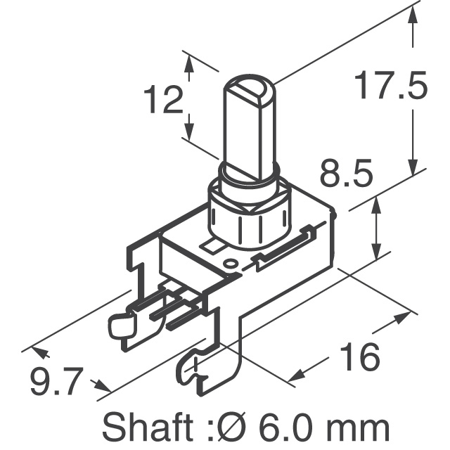 EVU-E2KFK4D14 Panasonic Electronic Components  Drehpotentiometer Rheostate